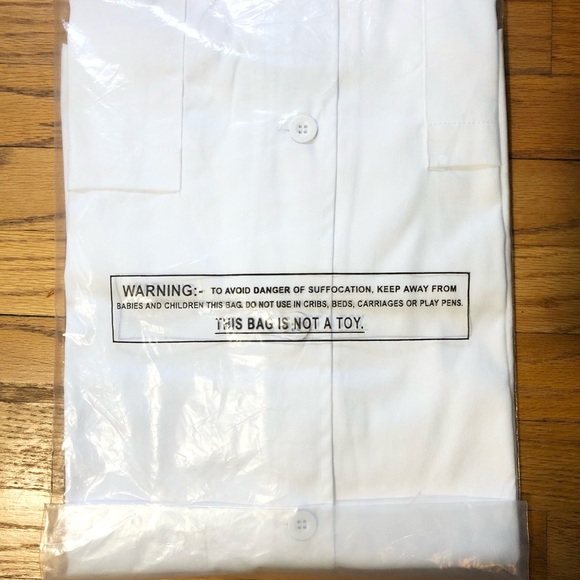 NY Threads Men Lab Coat - Picture 2 of 5